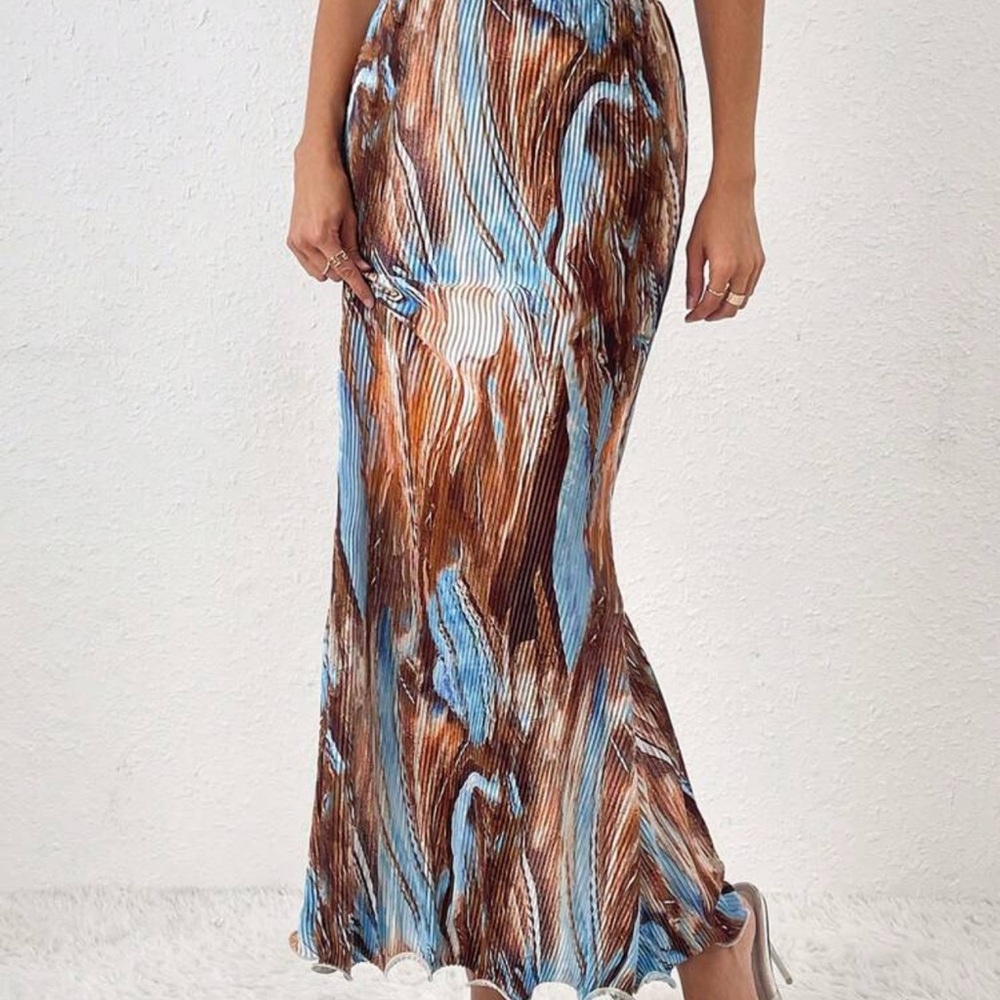 SHEIN Multicolor Maxi Skirt